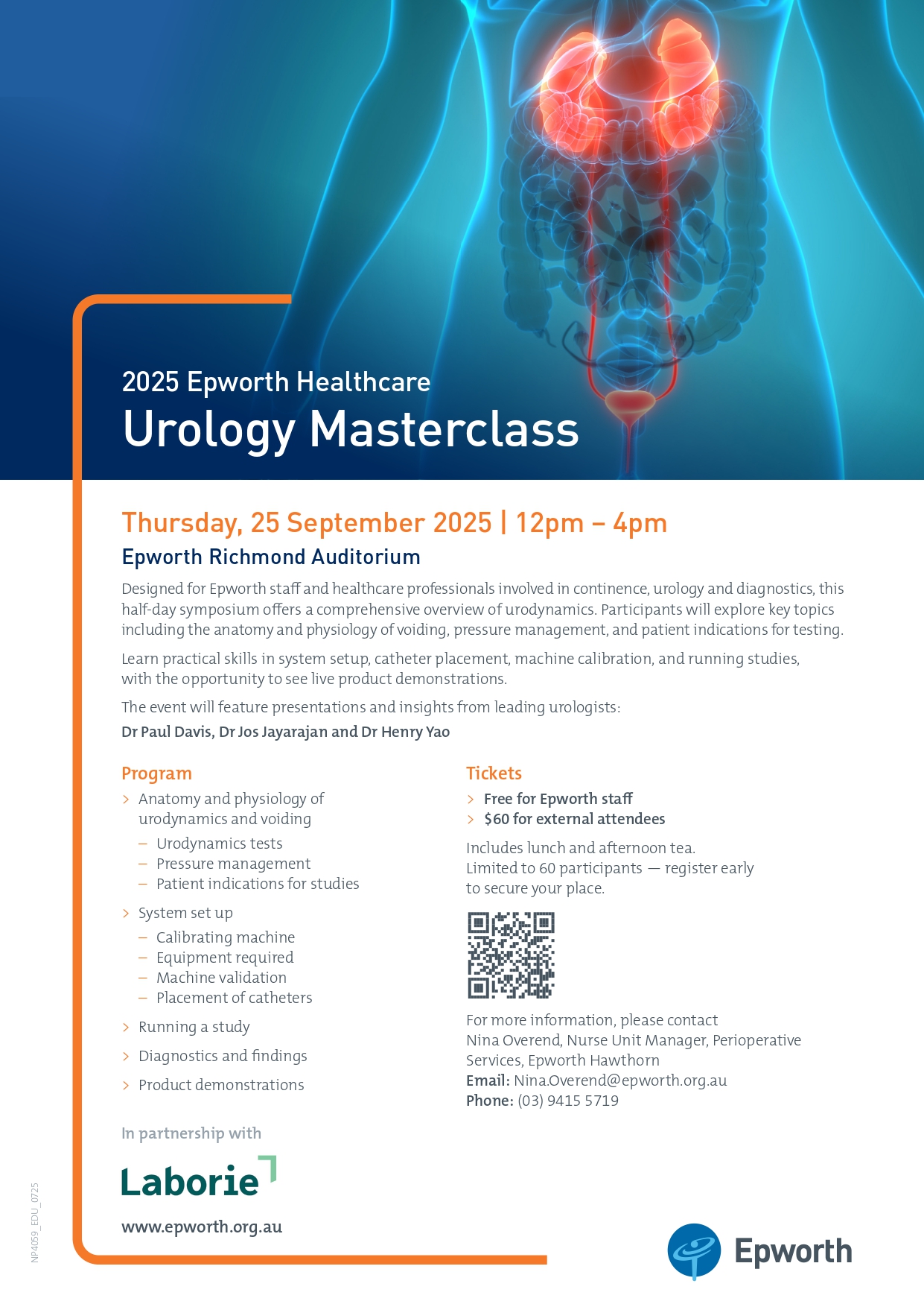 2025 Epworth Healthcare Urology Masterclass
